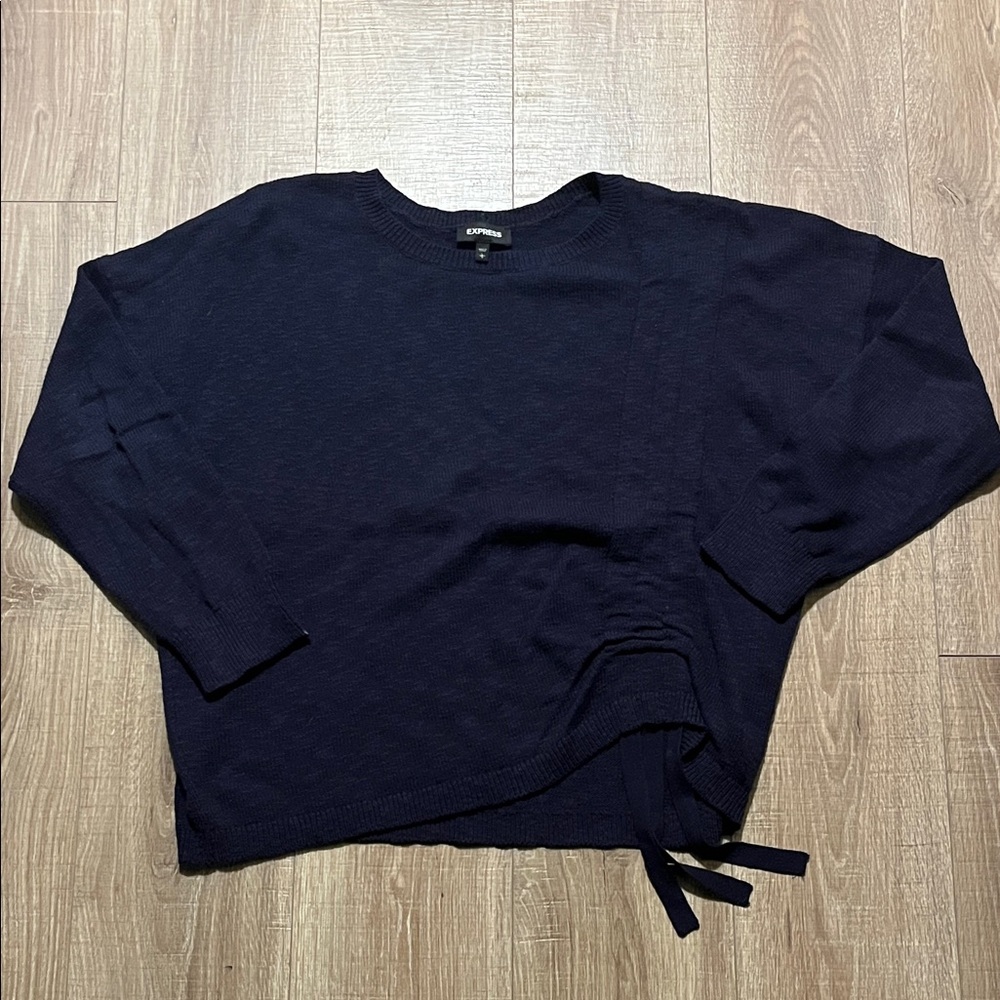 Women’s Express Dark Blue Knit Sweater Size L